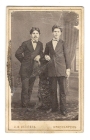 В.И. Суриков с братом А.И. Суриковым в юности. 1873 г.