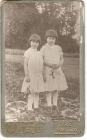 Дочки В.И. Сурикова: Оля и Лена в детстве. 1887 г.